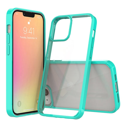 Shockproof Scratchproof TPU + Acrylic Protective Case For iPhone 13(Green)-garmade.com