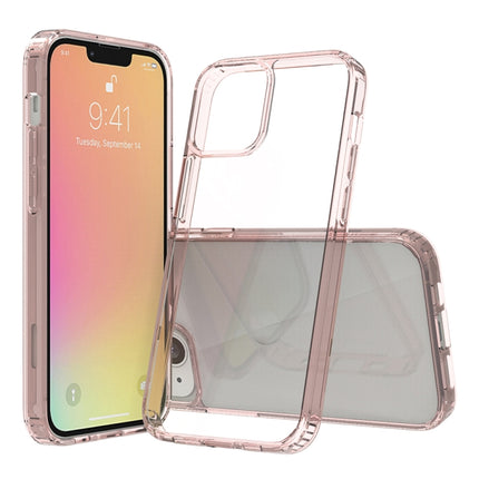 Shockproof Scratchproof TPU + Acrylic Protective Case For iPhone 13(Pink)-garmade.com