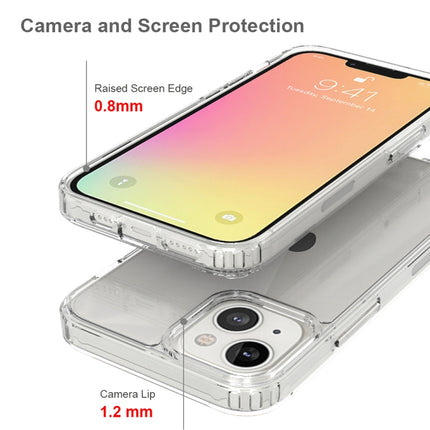 Shockproof Scratchproof TPU + Acrylic Protective Case For iPhone 13(Grey)-garmade.com