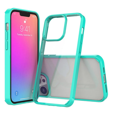 Shockproof Scratchproof TPU + Acrylic Protective Case For iPhone 13 Pro(Green)-garmade.com