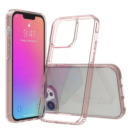 Shockproof Scratchproof TPU + Acrylic Protective Case For iPhone 13 Pro(Pink)-garmade.com