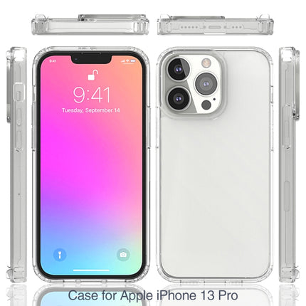 Shockproof Scratchproof TPU + Acrylic Protective Case For iPhone 13 Pro(Transparent)-garmade.com