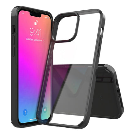Shockproof Scratchproof TPU + Acrylic Protective Case For iPhone 13 Pro Max(Black)-garmade.com