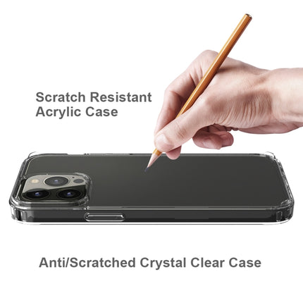 Shockproof Scratchproof TPU + Acrylic Protective Case For iPhone 13 Pro Max(Black)-garmade.com