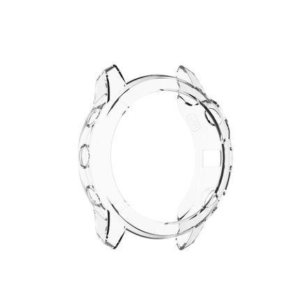 For Garmin Fenix 6X / 6X Pro Smart Watch Half Coverage TPU Protective Case(Transparent)-garmade.com