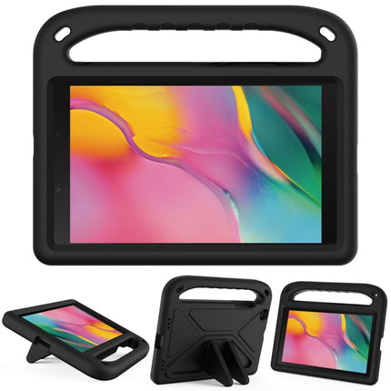 For Samsung Galaxy Tab A 8.0 2019 SM-T290 / SM-T295 Handle Portable EVA Shockproof Anti Falling Protective Case with Triangle Holder(Black)-garmade.com