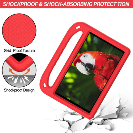 For Samsung Galaxy Tab A 8.0 2019 SM-T290 / SM-T295 Handle Portable EVA Shockproof Anti Falling Protective Case with Triangle Holder(Red)-garmade.com