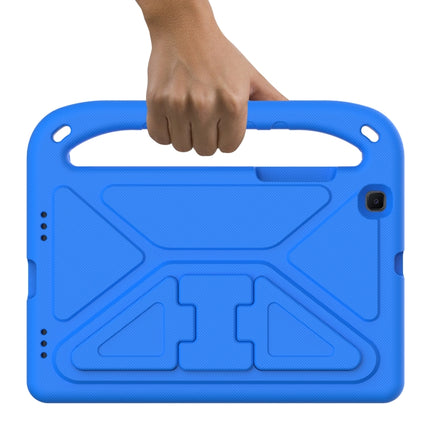 For Samsung Galaxy Tab A 8.0 2019 SM-T290 / SM-T295 Handle Portable EVA Shockproof Anti Falling Protective Case with Triangle Holder(Blue)-garmade.com