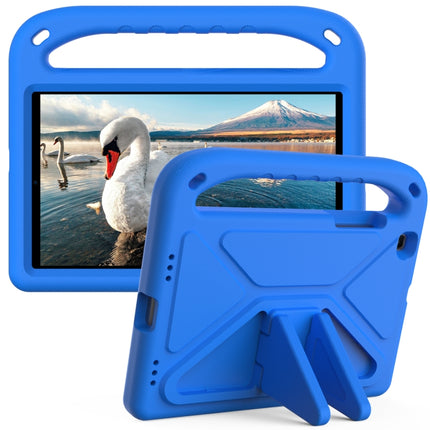 For Samsung Galaxy Tab A 8.0 2019 SM-T290 / SM-T295 Handle Portable EVA Shockproof Anti Falling Protective Case with Triangle Holder(Blue)-garmade.com