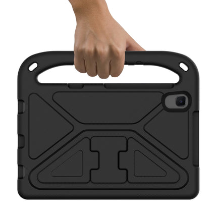 For Samsung Galaxy Tab A 8.4 2020 SM-T307U Handle Portable EVA Shockproof Anti Falling Protective Case with Triangle Holder(Black)-garmade.com