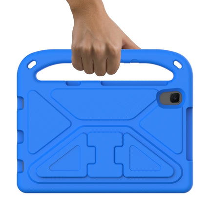 For Samsung Galaxy Tab A 8.4 2020 SM-T307U Handle Portable EVA Shockproof Anti Falling Protective Case with Triangle Holder(Blue)-garmade.com