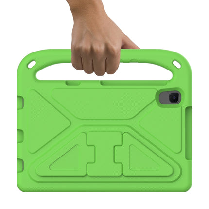 For Samsung Galaxy Tab A 8.4 2020 SM-T307U Handle Portable EVA Shockproof Anti Falling Protective Case with Triangle Holder(Green)-garmade.com