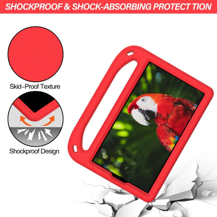 For Samsung Galaxy Tab A7 Lite 8.7 SM-T220 / SM-T225 Handle Portable EVA Shockproof Anti Falling Protective Case with Triangle Holder(Red)-garmade.com