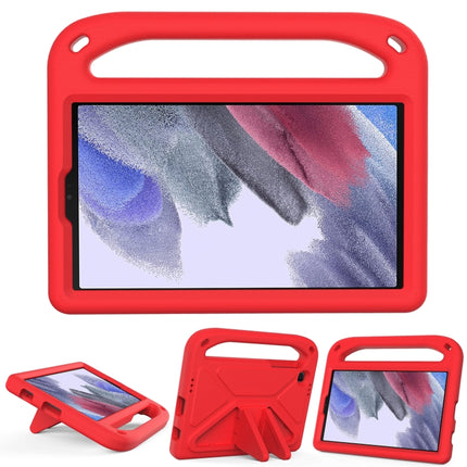 For Samsung Galaxy Tab A7 Lite 8.7 SM-T220 / SM-T225 Handle Portable EVA Shockproof Anti Falling Protective Case with Triangle Holder(Red)-garmade.com