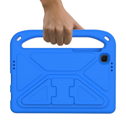 For Samsung Galaxy Tab A7 Lite 8.7 SM-T220 / SM-T225 Handle Portable EVA Shockproof Anti Falling Protective Case with Triangle Holder(Blue)-garmade.com