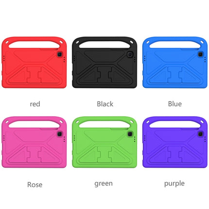 For Samsung Galaxy Tab A7 Lite 8.7 SM-T220 / SM-T225 Handle Portable EVA Shockproof Anti Falling Protective Case with Triangle Holder(Green)-garmade.com