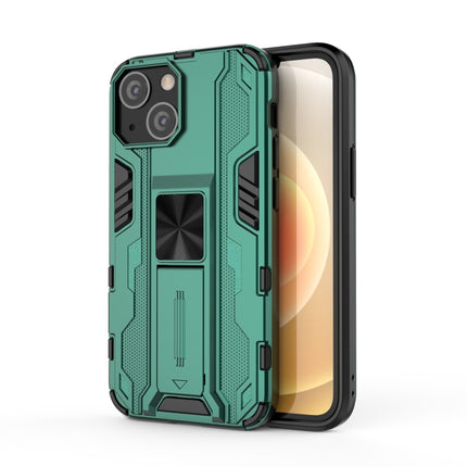 Supersonic PC + TPU Shock-proof Protective Case with Holder For iPhone 13 mini(Green)-garmade.com