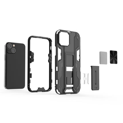 Supersonic PC + TPU Shock-proof Protective Case with Holder For iPhone 13 mini(Green)-garmade.com