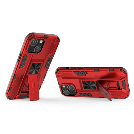 Supersonic PC + TPU Shock-proof Protective Case with Holder For iPhone 13 mini(Red)-garmade.com