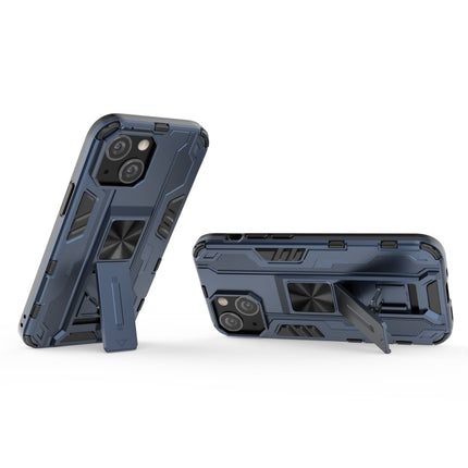 Supersonic PC + TPU Shock-proof Protective Case with Holder For iPhone 13 mini(Blue)-garmade.com