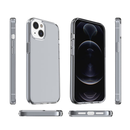 Shockproof Terminator Style Transparent Protective Case For iPhone 13(Grey)-garmade.com