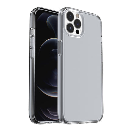 Shockproof Terminator Style Transparent Protective Case For iPhone 13 Pro(Grey)-garmade.com