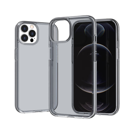 Shockproof Terminator Style Transparent Protective Case For iPhone 13 Pro(Grey)-garmade.com