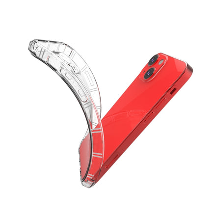 Straight Side Dual Bone Anti-fall TPU Transparent Protective Case For iPhone 13 mini-garmade.com