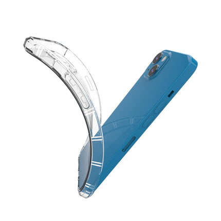 Straight Side Dual Bone Anti-fall TPU Transparent Protective Case For iPhone 13-garmade.com