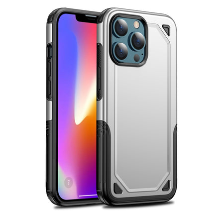 Shockproof Rugged Armor Protective Case For iPhone 13 Pro(White)-garmade.com