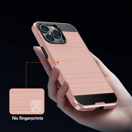 Brushed Texture Shockproof Protective Case For iPhone 13 mini(Black)-garmade.com
