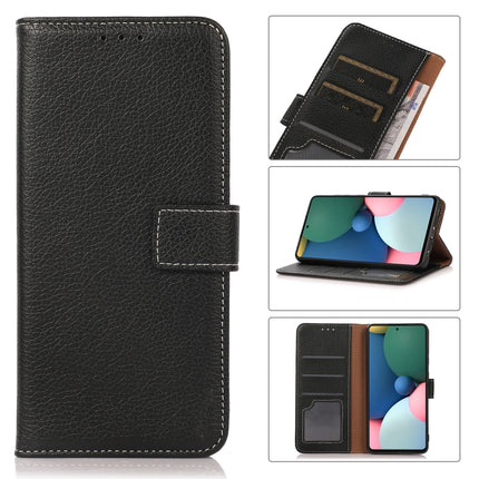 Litchi Texture PU + TPU Horizontal Flip Leather Case with Holder & Card Slots & Wallet For iPhone 13(Black)-garmade.com