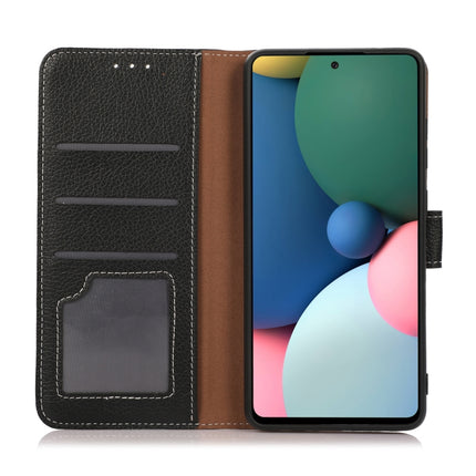 Litchi Texture PU + TPU Horizontal Flip Leather Case with Holder & Card Slots & Wallet For iPhone 13 mini(Black)-garmade.com