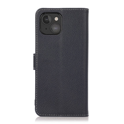 Litchi Texture PU + TPU Horizontal Flip Leather Case with Holder & Card Slots & Wallet For iPhone 13 mini(Dark Blue)-garmade.com