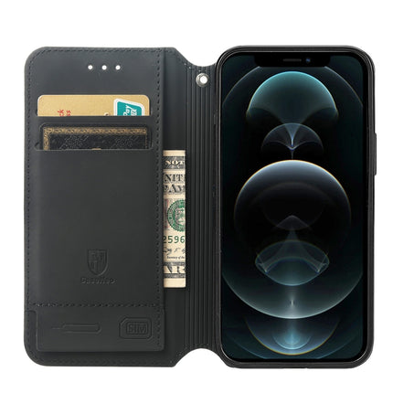 Colored Drawing Magnetic Horizontal Flip PU Leather Case with Holder & Card Slots & Wallet For iPhone 13(Emerald Stone)-garmade.com