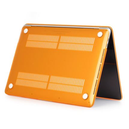 For Macbook Pro 16 inch Laptop Crystal Style Protective Case(Orange)-garmade.com