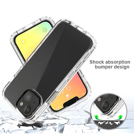 Shockproof High Transparency Two-color Gradual Change PC+TPU Candy Colors Protective Case For iPhone 13 mini(Black)-garmade.com
