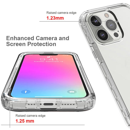 Shockproof High Transparency Two-color Gradual Change PC+TPU Candy Colors Protective Case For iPhone 13(Red)-garmade.com