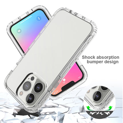 Shockproof High Transparency Two-color Gradual Change PC+TPU Candy Colors Protective Case For iPhone 13(Blue)-garmade.com