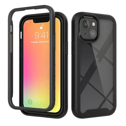 Starry Sky Solid Color Series Shockproof PC + TPU Protective Case For iPhone 13 mini(Black)-garmade.com