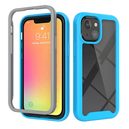 Starry Sky Solid Color Series Shockproof PC + TPU Protective Case For iPhone 13 mini(Light Blue)-garmade.com
