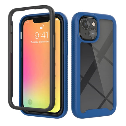 Starry Sky Solid Color Series Shockproof PC + TPU Protective Case For iPhone 13 mini(Dark Blue)-garmade.com