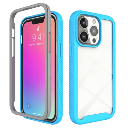 Starry Sky Solid Color Series Shockproof PC + TPU Protective Case For iPhone 13 Pro(Light Blue)-garmade.com