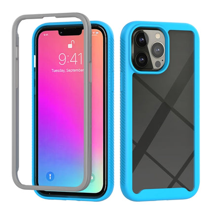 Starry Sky Solid Color Series Shockproof PC + TPU Protective Case For iPhone 13 Pro Max(Light Blue)-garmade.com