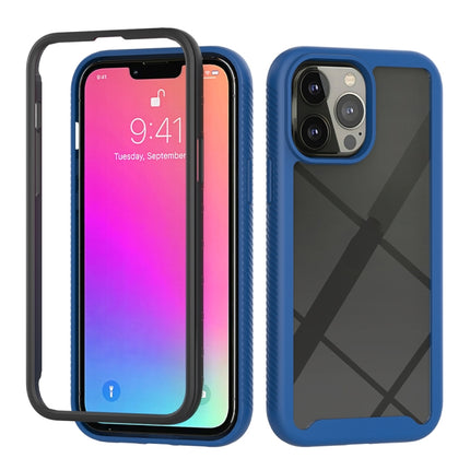 Starry Sky Solid Color Series Shockproof PC + TPU Protective Case For iPhone 13 Pro Max(Dark Blue)-garmade.com