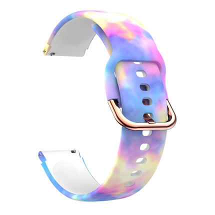 For Xiaomi Haylou LS01 Silicone Printing Replacement Strap Watchband(Candy)-garmade.com