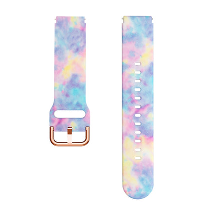 For Xiaomi Haylou LS01 Silicone Printing Replacement Strap Watchband(Candy)-garmade.com