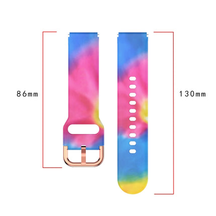 For Xiaomi Haylou LS01 Silicone Printing Replacement Strap Watchband(Candy)-garmade.com