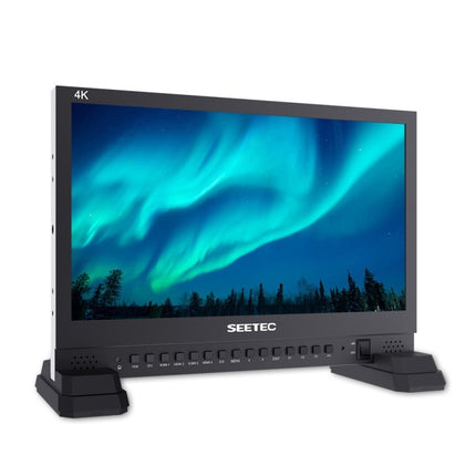SEETEC 4K156-9HSD 3840x2160 300 nits 15.6 inch IPS Screen HDMI 4K 3G-SDI Four Screen Split Display Monitor-garmade.com