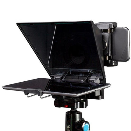 FEELWORLD TP2A NEW Portable Teleprompter with Remote Control & Lens Adapter Ring For Below 8 inches Mobile Phone / Tablet / SLR Camera-garmade.com